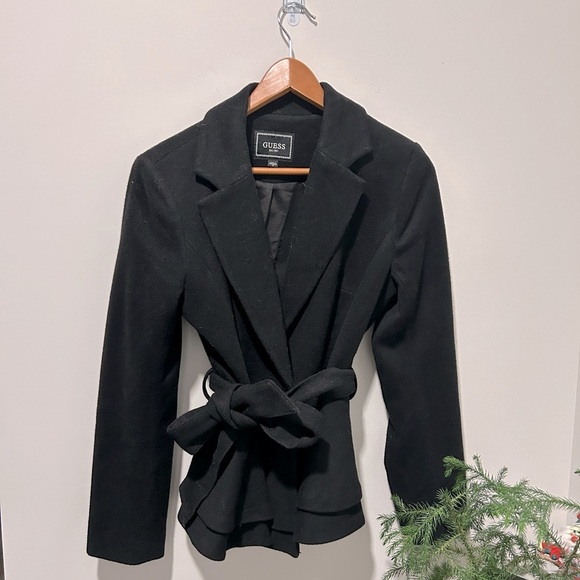 GUESS BELTED BLAZER SIZE SMALL - Picture 1 of 7
